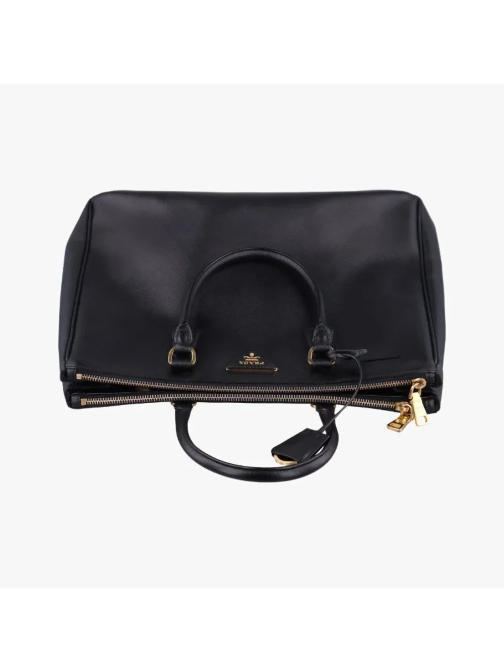 Prada Galleria Black Saffiano Leather 7 Handbag